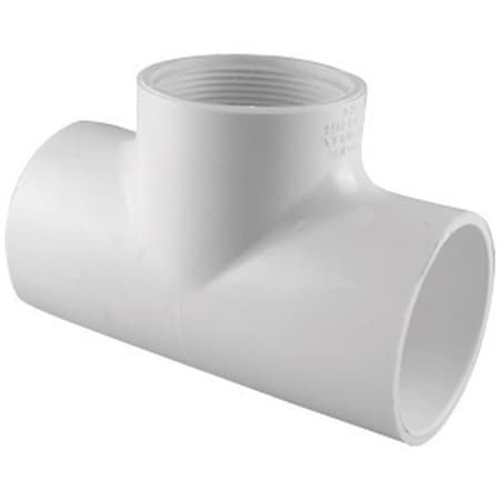 Charlotte Pipe And Foundry Charlotte Pipe Schedule 40 1 in. Slip X 1 in. D Slip PVC Tee 1 pk PVC 02401 1000